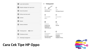 Cara Cek Tipe HP Oppo