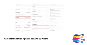 Cara Memindahkan Aplikasi ke Kartu SD Xiaomi