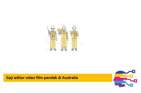 Gaji editor video film pendek di Australia