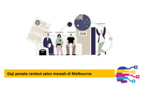 Gaji penata rambut salon mewah di Melbourne