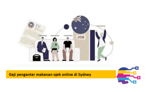 Gaji pengantar makanan ojek online di Sydney