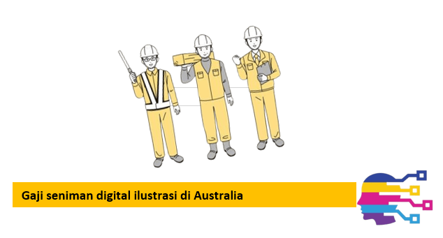 Gaji seniman digital ilustrasi di Australia
